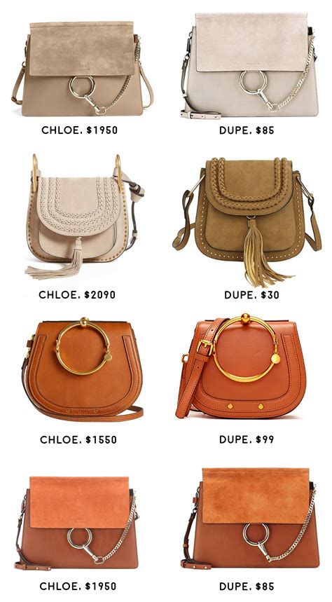 chloe look alike bag|chloe looks alike handbags.